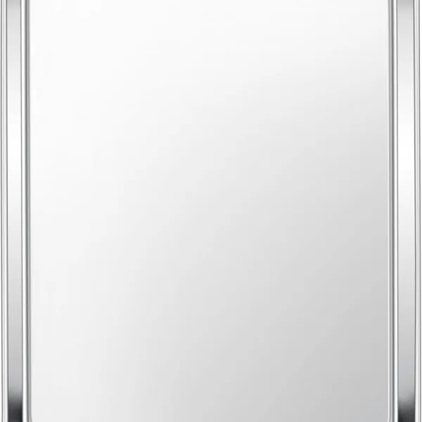 Stainless Steel Baking Sheet, 16 In Baking Cookie Sheet Pan for Oven, Non-toxic Metal Trays for Baking Cake Cookie, Healthy, Rust Free, Mirror Finish, Dishwasher Safe