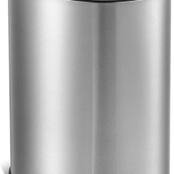 GGUW 13Gal Heavy Duty Hands, Free Stainless Steel Kitchen Step Trash Can, Fingerprint Resistant Soft Close Lid Trashcan
