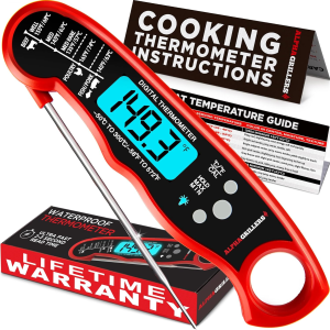 GGUW Instant Read Meat Thermometer for Grill and Cooking. Digital Food Probe for Kitchen, Outdoor Grilling and BBQ!