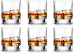 Whiskey Glasses-Premium 11 OZ Scotch Glass Set of 6, Old Fashioned Whiskey Glasses, Perfect Scotch Bourbon Whiskey Tumblers